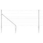 vidaXL Poľný plot 1x50 m pozinkovaná oceľ – Obrázok 2