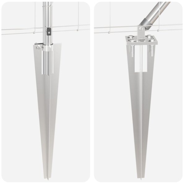 vidaXL Poľný plot 1x50 m pozinkovaná oceľ – Obrázok 8