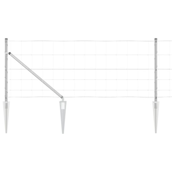 vidaXL Polia plot 0.8x100 m pozinkovaná oceľ – Obrázok 2