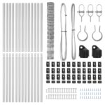 vidaXL Polia plot 0.8x100 m pozinkovaná oceľ – Obrázok 5