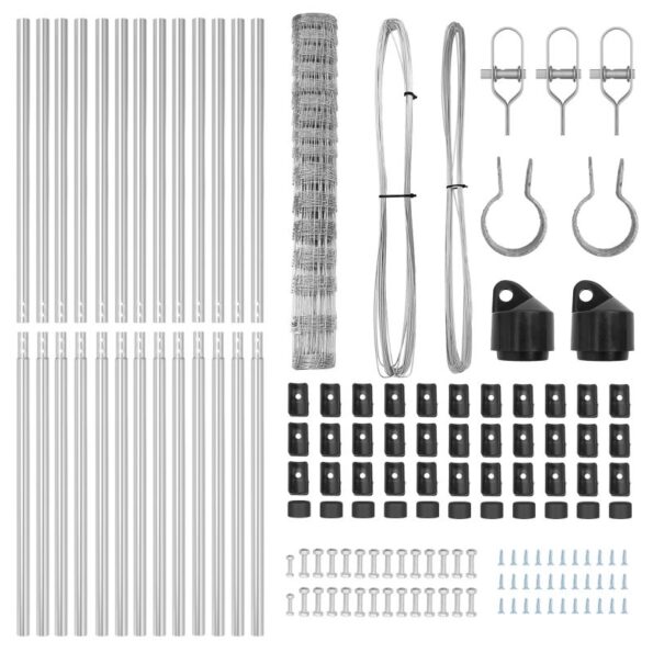 vidaXL Polia plot 0.8x100 m pozinkovaná oceľ – Obrázok 5