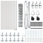 vidaXL Poľná ohrada 0.8x25 m pozinkovaná oceľ – Obrázok 5