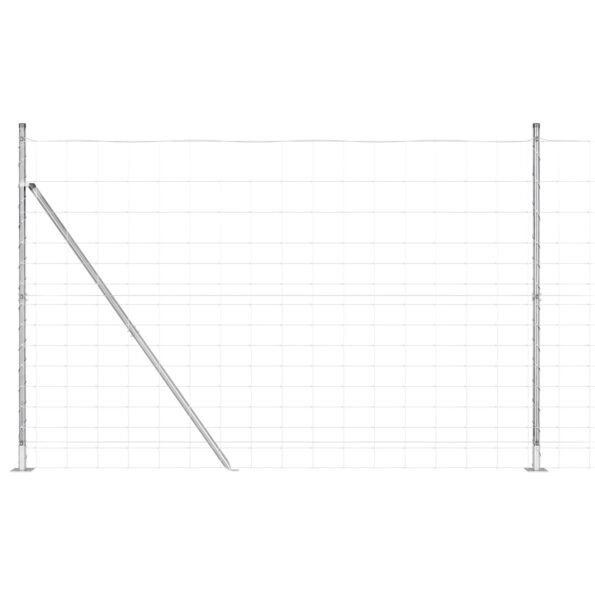 vidaXL Stĺp na plot. Zinkovaný 25 x 1,6 m Oceľ – Obrázok 2