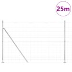 vidaXL Stĺp na plot. Zinkovaný 25 x 1,6 m Oceľ – Obrázok 3