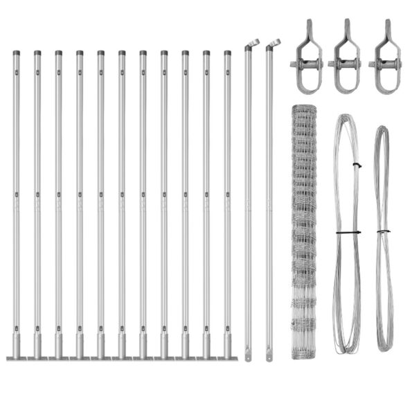 vidaXL Oplotenie na pole 1.6x25 m pozinkovaná oceľ – Obrázok 4