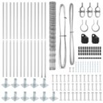 vidaXL Oplotenie na pole 1.6x25 m pozinkovaná oceľ – Obrázok 5
