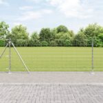 vidaXL poliť plot 1x50 m pozinkovaná oceľ