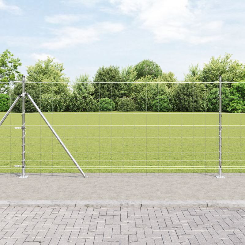 3351536_1.jpg vidaXL Stĺp na plot. Zinkovaný 50 x 1,2 m Oceľ – Obrázok 1