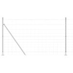 vidaXL Poľný plot 1.4x50 m pozinkovaná oceľ – Obrázok 2