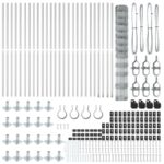vidaXL Poľný plot 1.4x50 m pozinkovaná oceľ – Obrázok 5