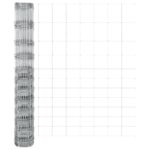 vidaXL Poľný plot 1.4x50 m pozinkovaná oceľ – Obrázok 6