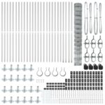 vidaXL Polný plot 1.4x50 m z pozinkovanej ocele – Obrázok 5