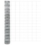 vidaXL Polný plot 1.4x50 m z pozinkovanej ocele – Obrázok 6