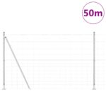 vidaXL Stĺp na plot. Zinkovaný 50 x 1,5 m Oceľ – Obrázok 3