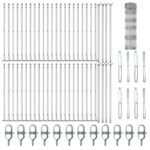 vidaXL Poľná ohrada 0.8x100 m Pozinkovaná oceľ – Obrázok 5