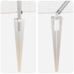 vidaXL Zvárané drôtené oplotenie s 7 hrotovými stĺpmi 0.4x10 m Pozinkovaná oceľ – Obrázok 8