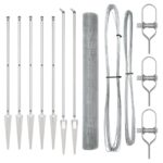 vidaXL Zvarový plot s 7 bodcami 1.2x10 m Pozinkovaná oceľ – Obrázok 4