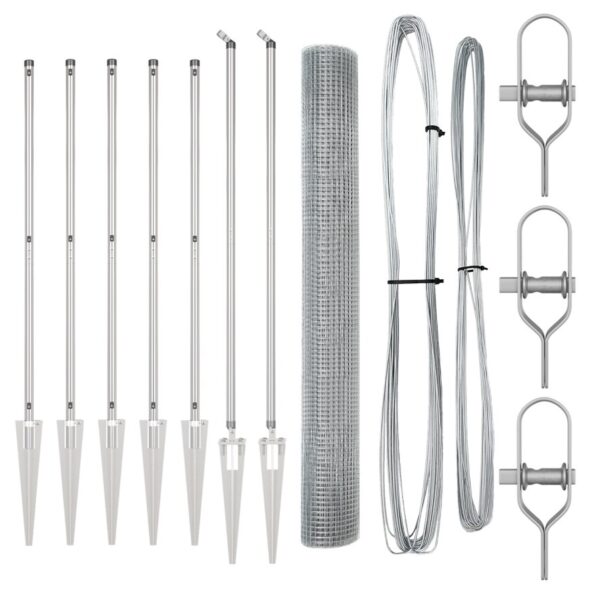 vidaXL Zvarový plot s 7 bodcami 1.2x10 m Pozinkovaná oceľ – Obrázok 4