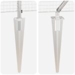 vidaXL Zváraný drôtový plot s 7 kotevnými kolíkmi 1,2 x 10 m z pozinkovanej ocele – Obrázok 8