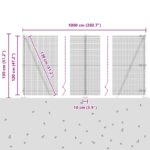 vidaXL Zváraný drôtený plot s 7 príchytkami 1.2x10 m pozinkovaná oceľ – Obrázok 13
