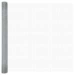 vidaXL Zváraný drôtený plot s 13 laminovanými stĺpmi 1.4x50 m pozinkovaná oceľ – Obrázok 5