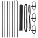 vidaXL Hexagonový plot sivý 1.4x10 m z ocele – Obrázok 2