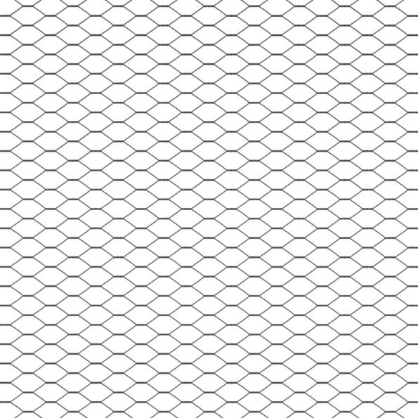 vidaXL Hexagonový plot sivý 1.4x10 m z ocele – Obrázok 8