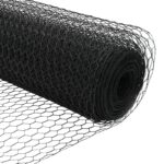 vidaXL Hexagonový plot sivý 1.4x10 m z ocele – Obrázok 9