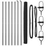 vidaXL Hexagonálne oplotenie Sivé 1.5x10 m Oceľ – Obrázok 2