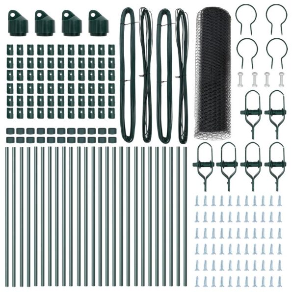 vidaXL Hexagonálny plot sivý 0,4x50 m oceľ – Obrázok 4