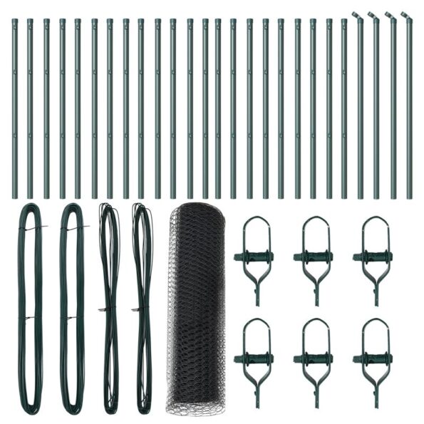 vidaXL Hexagonálny Plot Šedý 0.6x50 m Oceľ – Obrázok 2