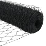 vidaXL Hexagonálny plot Sivý 1.4x50 m Oceľ – Obrázok 9