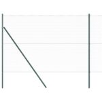 vidaXL Hexagónový plot Sivý 1,5x50 m Oceľ – Obrázok 6