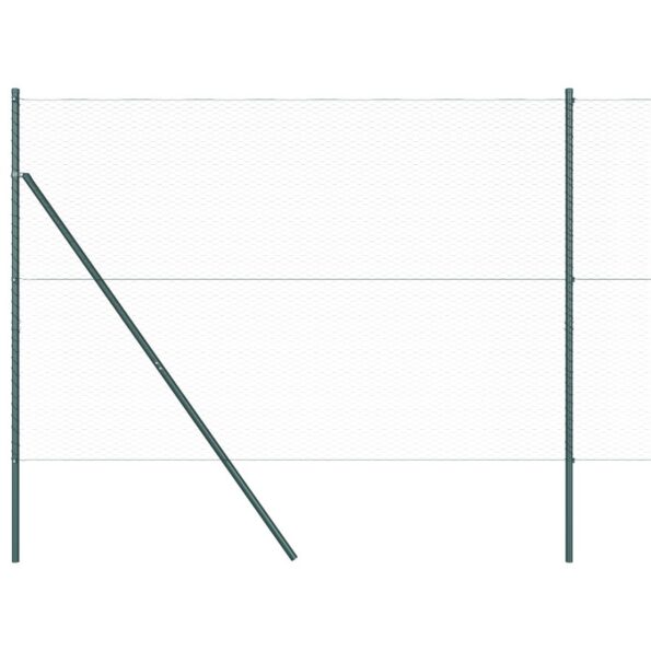 vidaXL Hexagónový plot Sivý 1,5x50 m Oceľ – Obrázok 6