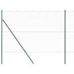 vidaXL Hexagonové oplotenie Sivé 1.6x50 m Oceľ – Obrázok 6