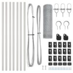 vidaXL Hexagonálny plot 0,5x10 m pozinkovaná oceľ – Obrázok 4