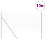 vidaXL Šesťuholníkový plot 1x10 m pozinkovaná oceľ – Obrázok 3