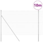 vidaXL Hexagonálne oplotenie 1,5x10 m z pozinkovanej ocele – Obrázok 3