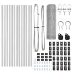 vidaXL Šesťuholníkový plot 0.6x25 m pozinkovaná oceľ – Obrázok 4