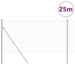 vidaXL Pentagonový plot 1,4x25 m Pozinkovaná oceľ – Obrázok 3