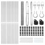 vidaXL Pentagonový plot 1,4x25 m Pozinkovaná oceľ – Obrázok 4