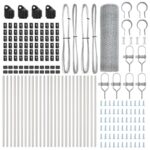 vidaXL Hexagonový plot 0,5x50 m Pozinkovaná oceľ – Obrázok 4