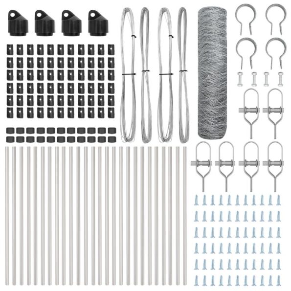 vidaXL Hexagonálny plot 0.6x50 m Pozinkovaná oceľ – Obrázok 4