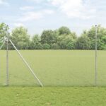 vidaXL Hexagonové oplotenie 1.5x50 m z pozinkovanej ocele