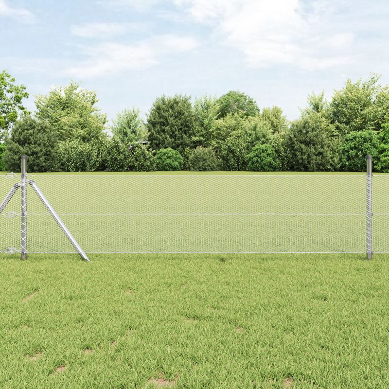 3353022_1.jpg vidaXL Hexagonový plot 0.8x100 m z pozinkovanej ocele – Obrázok 1