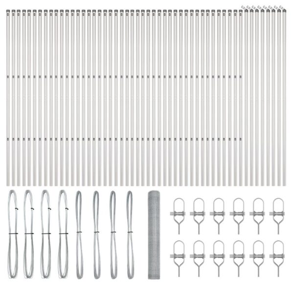 vidaXL Hexagónový plot 1x100 m pozinkovaná oceľ – Obrázok 2