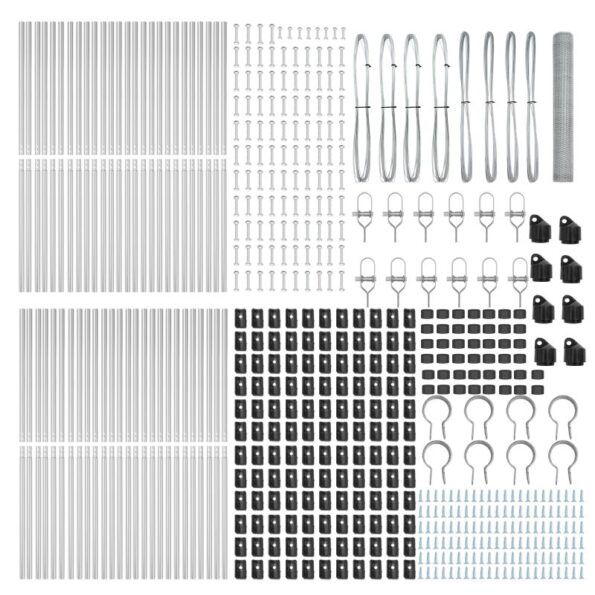 vidaXL Hexagónový plot 1x100 m pozinkovaná oceľ – Obrázok 4