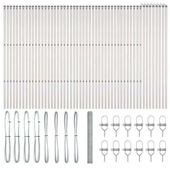 vidaXL hexagonálny plot 1.5x100 m pozinkovaná oceľ – Obrázok 2
