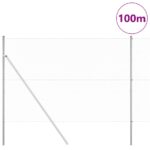 vidaXL hexagonálny plot 1.5x100 m pozinkovaná oceľ – Obrázok 3