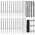 vidaXL Hexagonový plot sivý 0,5x50 m oceľ – Obrázok 2